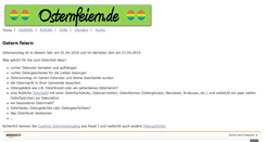 Desktop Screenshot of osternfeiern.de